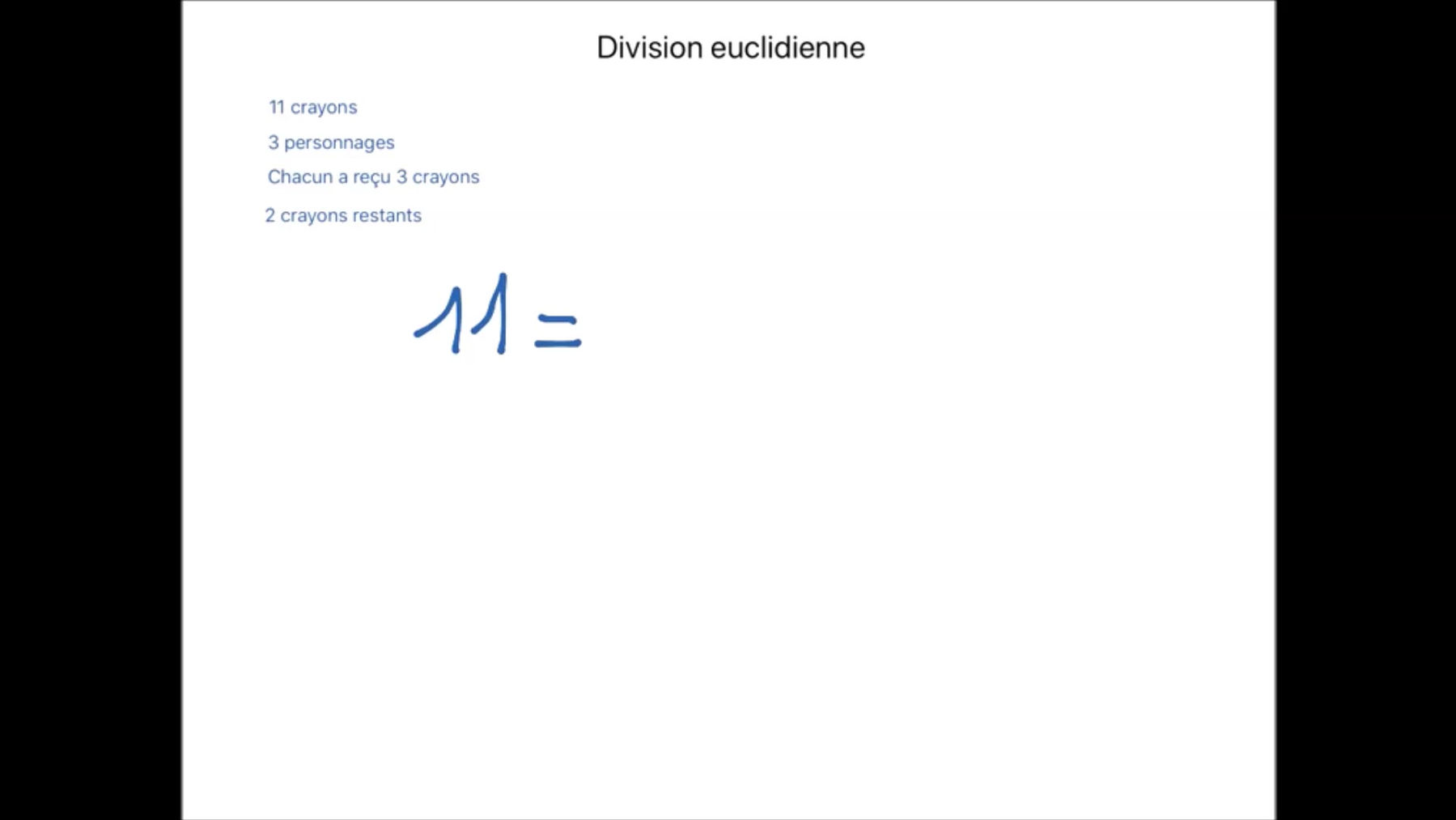 division euclidienne